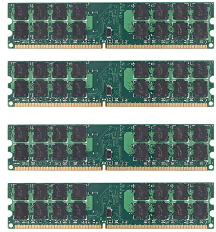 Janasiba 4 x RAM DDR2 4 GB 800 MHz PC2-6400 Memoria RAM de escritorio RAM 240 pines para altamente compatible