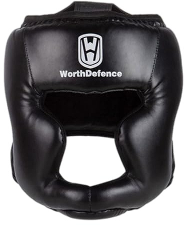 Chaoyilian Protector de Cabeza de Boxeo,Boxeo Entrenamiento Headgear,Kick Boxing Cabeza Protector,Boxeo Headgear,Headguard MMA,Transpirable,para Muay Thai Kickboxing Agarre Karate,Adultos O Niños.