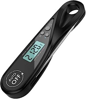 Garneck 1stk Grillthermometer Lebensmittelgrill Wlan-thermometer Fleischthermometer Digitales Thermometer Temperaturfühler Für Fleisch Küchengrill Ofenthermometer Edelstahl