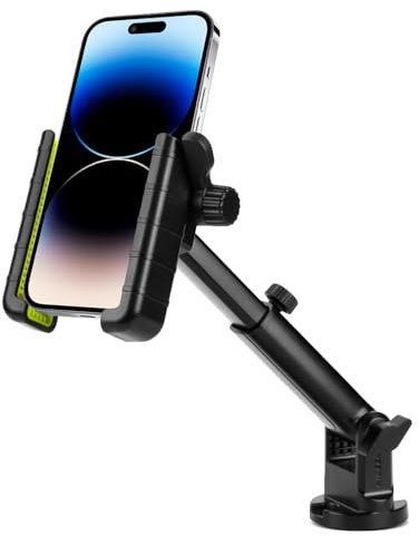 Hikeen Kajak Telefonhalterung: Universal Handyhalterung Kajak, Kajak Zubehör mit 360° Drehbare Verstellbarem Langem Arm Sup Zubehör zum Angeln und Bootfahren