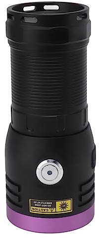Qcwwy Tragbares Mini Schwarzes Licht für PET 60W Light Taschenlampe 365nm USB Typ C Ultraviolet Blacklight Detektor für Hundekatze Haustier Urin Trockenflecken und Bettwanzen mit Haustiergeruch