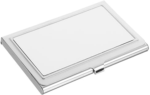 Gatuida Metall Visitenkartenbox für Sublimationsdruck Transferdruckbox Leere Metall-namenskartenbox Diy-visitenkartenetui Kartenetui für Thermotransferdruck