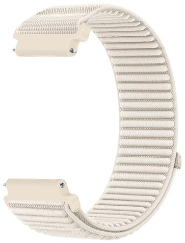 Sundara 18mm klockarmband nylon kompatibelt med Huawei Watch GT 5/4 41 mm ersättningsarmband för Garmin Vivoactive 4S/Vivomove 3S armband för Forerunner 255S/265S Garmin Venu 2S/3S dam/herr
