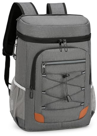 Xanorrg Cooling Backpack Lightweight Backpack Insulated Leakproof Lightweight Bag For Camping Hiking Fishing Aluminum Insulated Bag