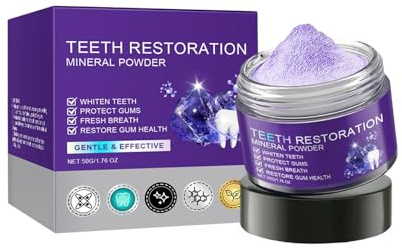 Dormorna Hydroxyapatite Teeth Repair Powder, Microcrystalline Zähne Reparaturpulver Für Empfindliche Zähne, Natürlich Zahnpulver Mineralpuder Für Zahnschmelzschutz Zahnstärkung(1 PC)