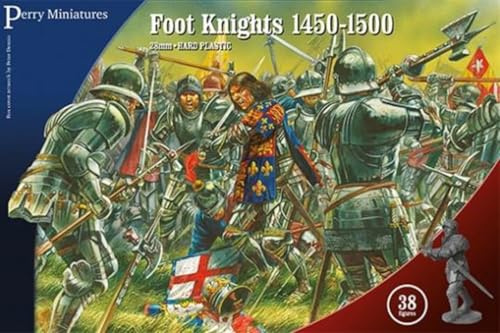 Perry Miniatures War of Roses Foot Knights 1450-1500 (38) Classic Miniature War Game 28mm