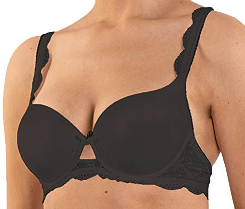 Nina von C. Women's Push Up Dirndl Bra Silver Edition 48 516 971 0 Black 40A