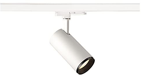 SLV 3 Phasen System Leuchte NUMINOS® DALI M/LED 3-Phasen-Strahler, Spot, Decken-Strahler, Decken-Leuchte, Schienensystem, Innen-Beleuchtung / 3000K 20.1W 1970lm weiß dimmbar 36Grad