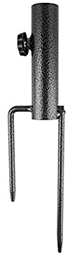 NSXIN Rasendorn Sonnenschirm Anker Schirmständer, Verstellbarem Sonnenschirmhalter Metall Gartenschirm für Gartenschirme Tischschirme, mit Ø 28-32mm, 35 cm Länge
