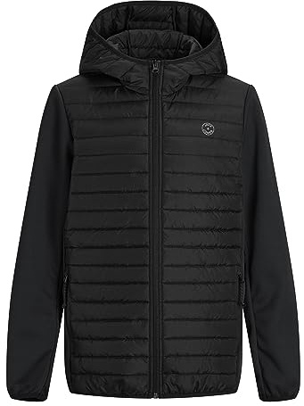 JACK & JONES Jjemulti Quilted Jacket Noos Jnr Garçon Jacket, Noir, 12 ans