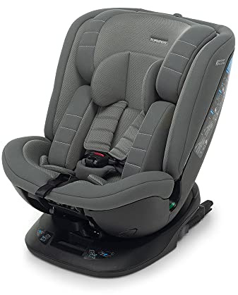 Foppapedretti Autositz Clock I-Size | 360° drehbarer Sitz | für Kinder von 40 bis 150 cm Körpergröße | 0-12 Jahre | ECE R129 konform | Dualfix Befestigung (Isofix und Non) | Safe Body Protection |