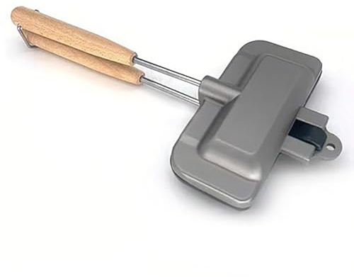 Panini per Panini a Doppia Faccia, Panini per la Colazione con Manico Rimovibile per Pancake e Omelette di Pane Tostato per la Colazione