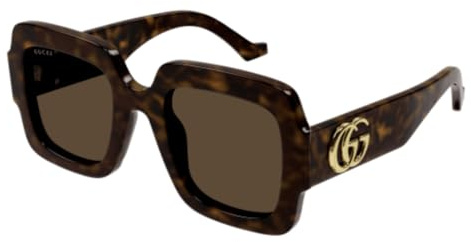 Gucci Damen GG1547S-002 50 Sun Woman RAC Sonnenbrille, Habana