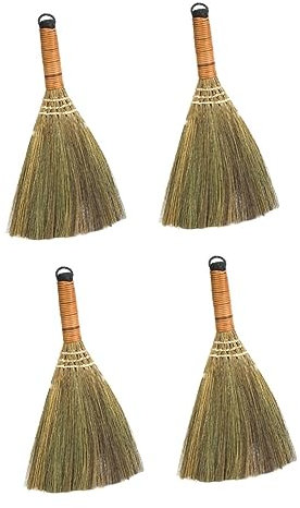 HAPINARY 4 Pz scopa per la domestica scopa spazzatrice a frusta naturale retrattile pulizie casa pulizie domestiche casseruola antiaderente costume bambino strumento da camera