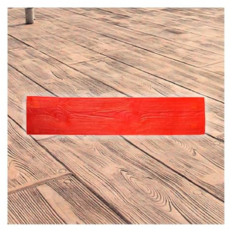 Stampi per timbri in cemento con fiori di pietra, Stampi for calcestruzzo effetto legno naturale for pavimenti/cemento, finiture con motivo stampato in poliuretano, tappetino con texture in legno
