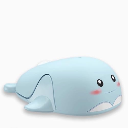 ROSEEONNE Souris Gamer Souris sans Fil Mignonne avec récepteur USB 2,4 GHz, Dispositif de pointage d'ordinateur Double Mode, clics Silencieux for Bureau, étudiants, Maison sans Fil Souris(Roze)