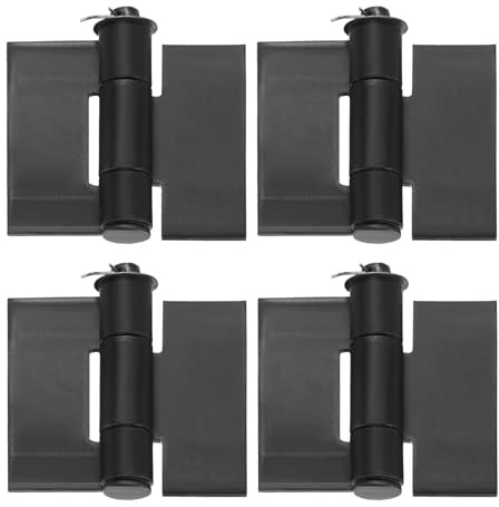 QUARKZMAN 4 Pares De Charnees A Souder Robustes 3.54 x 4.13 x 0.19 | Charniere A Souder Resistante A La Corrosion Et A La Rouille Pour Portes De Remorque
