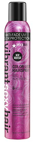 Sexy Hair Vibrant Color Lock UV Color Protection Hairspray, 266 ml