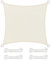 SONGMICS GSS55IV Store de Jardin en polyéthylène Haute densité Respirant résistant aux intempéries 5 x 5 m, Blanc, 5L x 5l m