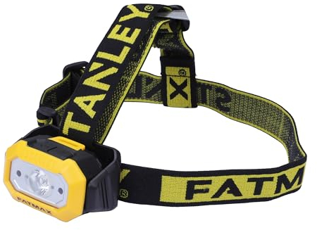 STANLEY Fmht81509-0 Lampe Frontale Gamme FATMAX - 200 Lumens - Fonction Capteur De Mouvement Pour Plus De Praticité - 2 Modes De Puissance - Longue Distance Du Faisceau - 3 Piles Incluses