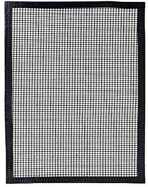 SagaSave Tapis de Gril pour Barbecue 1 pièces, Maille de Gril réutilisable antiadhésive, Tapis de Cuisson, Tapis de Gril en téflon pour Barbecue résistant à la Chaleur 33 × 40 cm