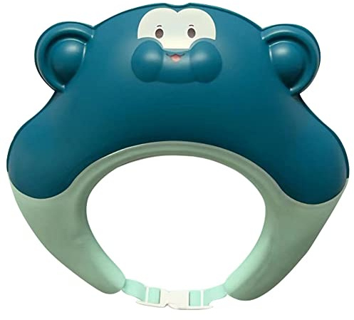 ISAKEN Duschhaube Kinder Haare Waschen Kinderschutz Baby Weich Verstellbare Haarwaschhilfe Kappe Wasserdicht Cap für Kinder 0-8 Jahre Jungen & Mädchen, Shampoo Schutz Baby-Visier für Augen und Ohren