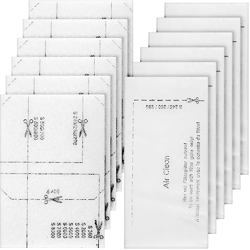 6 Stk Motorschutzfilter und 6 Stk Staubsaugerfilter Set, Microfilter Abluftfilter, kompatibel mit Miele Complete C1/2/3, Compact C1/2, Classic C1, S Serie, Staubsauger Filter Motor Luftfilter