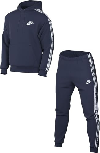 Nike FB7296-410 Nike Club Fleece Tracksuit Hombre Midnight Navy/White Tamaño 3XL