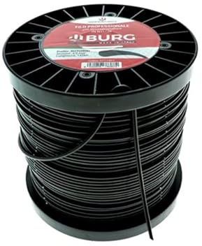 IVAT Filo per DECESPUGLIATORE Quadro Quadrato MM. 6 Bobina da kg. 2 Professionale