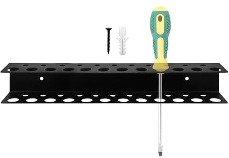 Schraubendreher-Organizer, Schrauben-Organizer zur Wandmontage - Hochleistungs-Schraubendreherhalter-Organizer - Werkzeughalter, Handwerkzeug-Organizer, Schraubendreher-Rack, Wandhalterung für Werksta