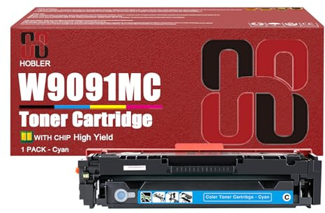 OVINDA Replacement W9090MC W9091MC W9093MC W9092MC Toner Cartridges Compatible for HP Color LaserJet Managed E45028dn MFP E47528f Printers 1 Cyan Pack