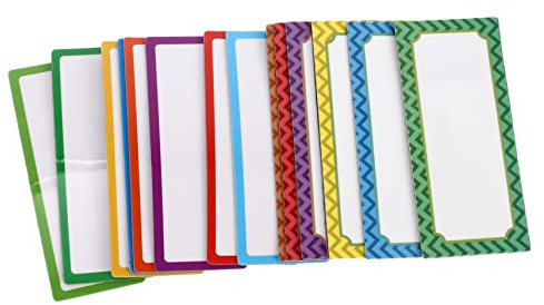 LALAFINA Magnetische Namensschilder 16 Stück Mittelgroß Wiederverwendbar Mit Trocken Abwischbarer Oberfläche Für Whiteboards Und Magnetische Oberflächen Klassenzimmer Und Büro