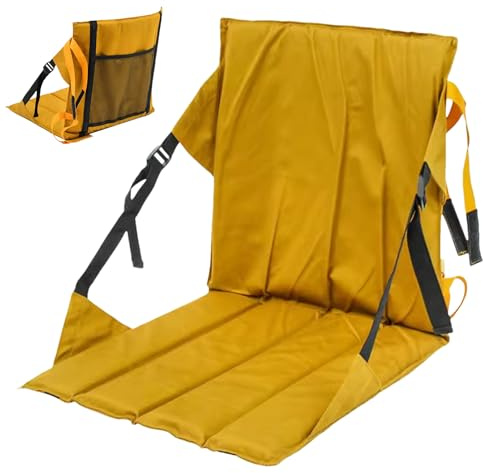 Resekudde för stadionstol - stadionkudde, bärbar vadderad campingstol för sportevenemang, backpacking, camping och resor