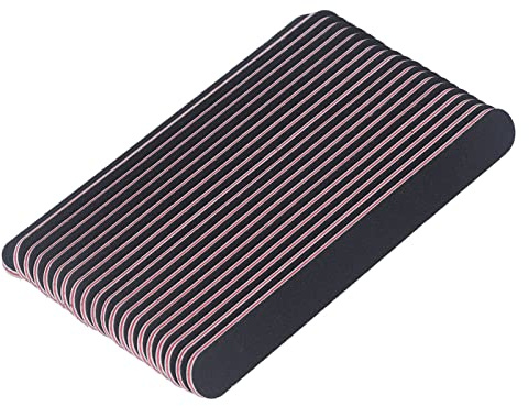 Generic Juego de 20 Piezas de Papel de Lija Grueso Negro de Doble Cara para Manualidades, Pulido de Madera para Uso en Seco y Húmedo, Hojas de Papel de Lija P100-P1500 para Todas las Vigas de