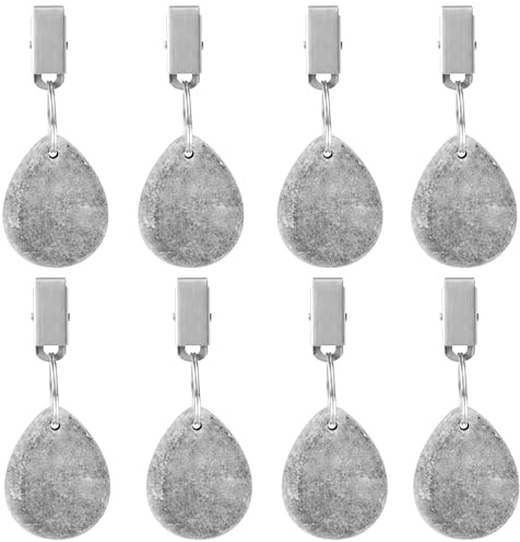 8 Stück Tischdeckenbeschwerer Tischdecken Gewichte Tischdecke Fixierung, windfest für Outdoor Picknick Hochzeit, robust Tischdeckenhalter Tischgewichte Beschwerer für Sicheren Halt bei Starkem Wind