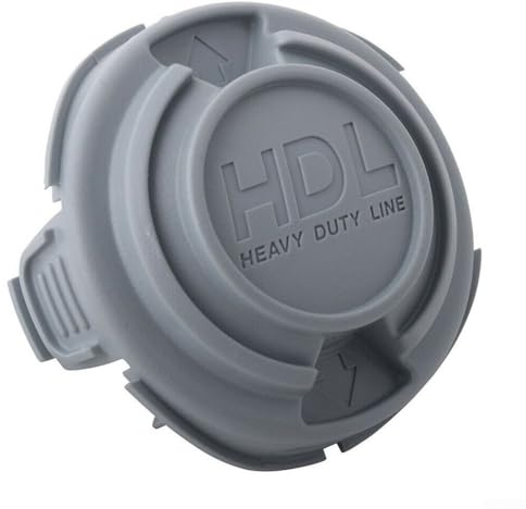 2 Pack Spool Cap Cover for Black Decker Stc5433 Stc5433pc Edge Trimmer Grey Replacement Part 90588530 Durable Plastic Housing