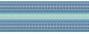 Ludwig Bähr Transparentpapier 115g/qm A4 VE=25 Blatt Bordüren türkis