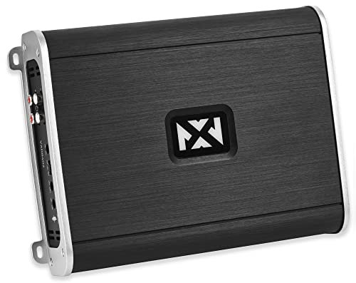 NVX VAD8402 - Amplificador clase D de 2 canales de rango completo de 1680 W máximo, 840 W RMS de alta potencia, estable de 2/4 ohmios, paso alto/bajo, aumento de graves, para