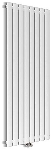 SONNI Paneelheizkörper Vertikal Flachheizkörper Weiß Doppellagig 1800x616mm Heizung Heizkörper mit Weiß Multiblock Hahnblock Heizkörper Thermostat