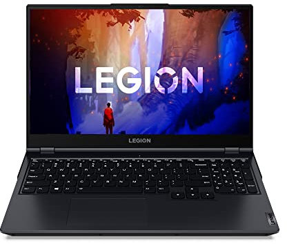 Lenovo Legion 5 Laptop AMD Ryzen 7 5800H, 16 GB RAM, 512 GB SSD, NVIDIA GeForce RTX 3060, 1920 x 1080 FHD, 300 nits, 165 Hz, antiriflesso