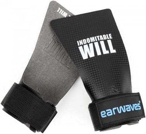 Earwaves ® Spino™ Grips I Carbon Maniques pour Cross-Training I Callisthénie et Gymnastique. Protection pour Les Mains sans Trous