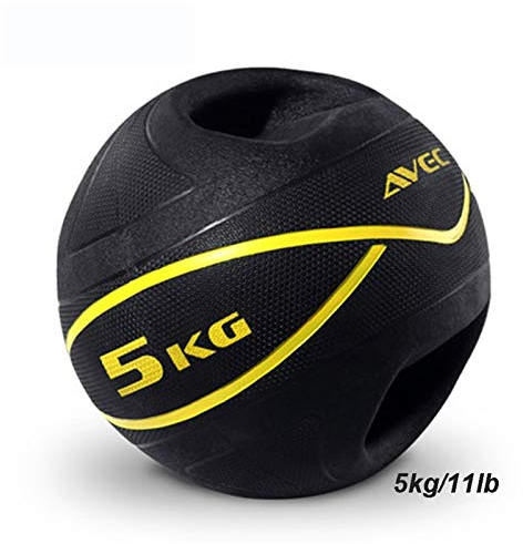 Medizinbälle Binaisal Gummi Elastic Medicine Ball Fitness Ball, Multifunktionsfestigkeit Trainingsgeräte, 3kg / 4kg / 5kg / 6kg / 7kg / 8kg / 9kg / 10kg (Size : 5kg/11lb)
