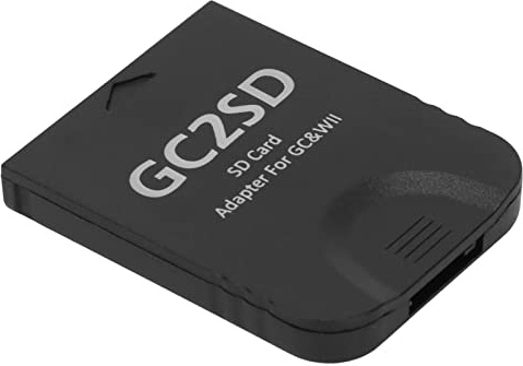 Lettore di Schede GC2SD per Adattatore per Scheda di Memoria Micro Wii, Scheda di Memoria Micro con Memoria Massima di 512 GB per L'Archiviazione di Giochi Ed È Comodo Usare e Semplice (Nero)