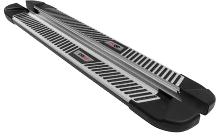 OMAC Trittbretter Seitenbretter kompatibel mit VW Caddy 2020-2024 L1 Alu Schwarz-Silber