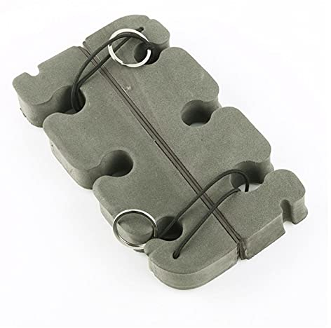 DYPASA Angelrutenhalter Angelrute Halter Magnetische Schaumstoffhalter Stand Auto Tragbare Outdoor-Zubehör Angelwerkzeuge 2 stücke Rutenhalter
