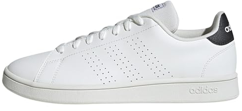 adidas Herren Advantage Base Shoes Schuhe, Core White/Core White/Carbon, 44 EU