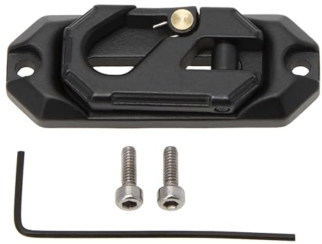 MEUS RACING RC Simulation Winch Fairlead Metal Winch Fairlead Hawse for RC Model Car Parts Accessories (Black)