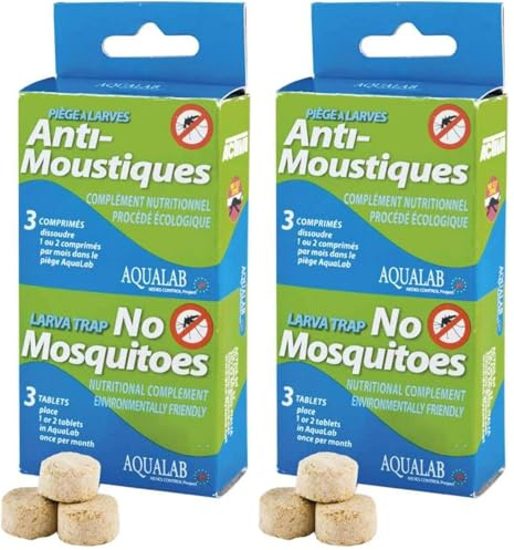 HBM 005-PR-RAC009 - Pastillas de Recarga antimosquitos para Aqualab (1-2 Meses) (Paquete de 2)