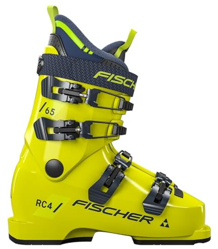 Scarponi da sci per bambini/ragazzi – Fischer RC4 65 JR Junior – MP27.5 EU42.5 – Scarponi da sci per bambini/ragazzi Alpin – Flex 65 – per giovani – Stivali da sci – Stivali da sci per ragazzi