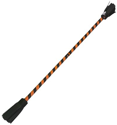 Mister Babache Bâton du Diable Flower en Toile, Orange, décoration hélicoïdale avec Relief, sans Baguettes